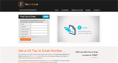 Desktop Screenshot of fax-number.co.uk
